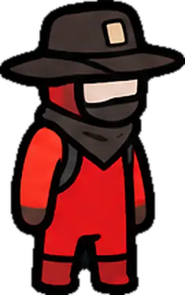 A Scout in a wide-brim hat and bandana